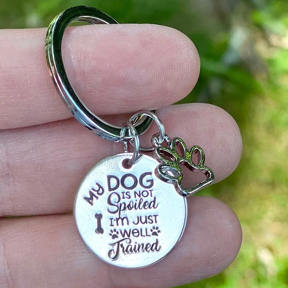 $3 for 20 Spoiled Dog Keychain